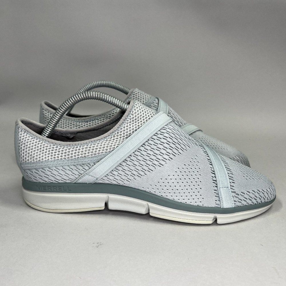 Merrell Zoe Soujourn E-Mesh Q2 Shoes Women's 10‎ Grey Slip On Athletic Sneakers